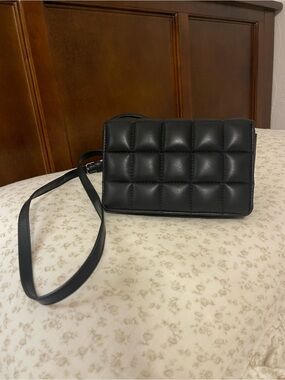 H&M Quilted Black Crossbody Bag